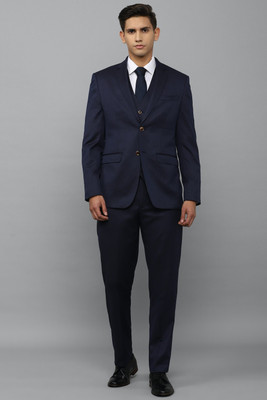 LOUIS PHILIPPE Single Breasted - 2 button Solid Men Suit
