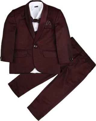 V-MART Suit Solid Boys Suit