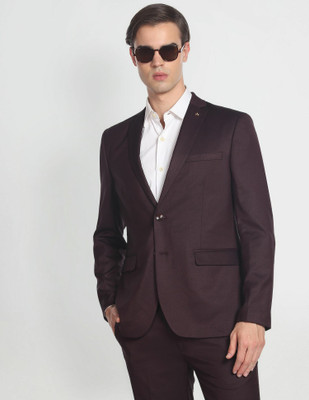 ARROW Tailored Regular Fit Dobby Two Piece Suit Self Design Men Suit