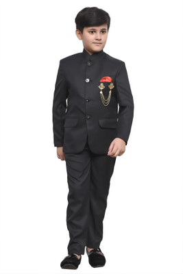 VALUE CREATION 2-Piece Suit Set Solid Boys Suit