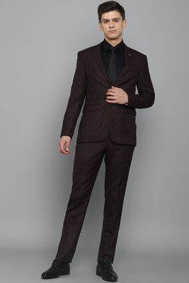 Allen Solly Single Breasted - 2 button Self Design Men Suit