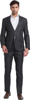PARK AVENUE 2PC NOTCH BASIC- SUPER SLIM FIT Self Design Men Suit
