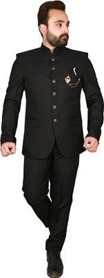 Diamond Style Jodhpuri Solid Men Suit
