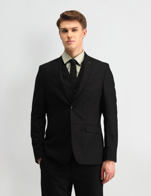 ARROW 3-piece Solid Men Suit