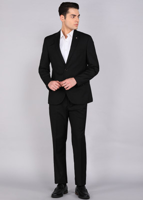 Raymond SB 2BTN NOTCH LPL SUIT-2PCS CNTP FIT Solid Men Suit