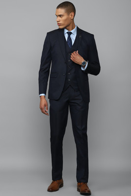 Allen Solly Single Breasted - 2 button Solid Men Suit
