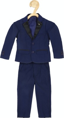 Allen Solly Single Breasted - 2 button Solid Boys Suit