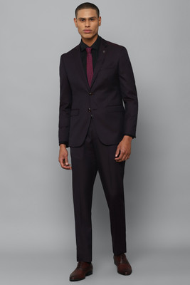 Allen Solly Single Breasted - 2 button Solid Men Suit