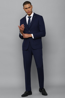 Allen Solly Single Breasted - 2 button Solid Men Suit