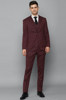 Allen Solly Single Breasted - 2 button Textured Men Suit