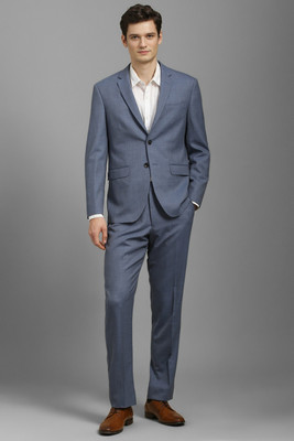 LOUIS PHILIPPE Two Piece Suit Textured Men Suit