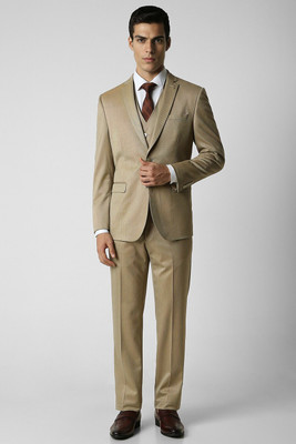 VAN HEUSEN Suit Textured Men Suit