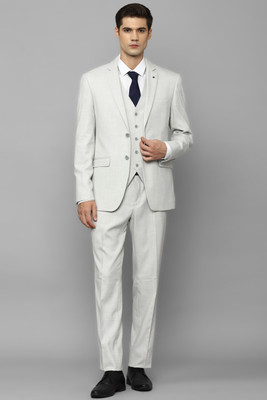 LOUIS PHILIPPE Single Breasted - 2 button Self Design Men Suit