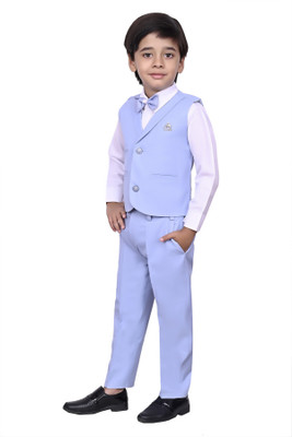 VALUE CREATION 3 Piece Suit Set Solid Boys Suit