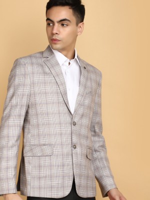 V-MART Suit Checkered Men Suit