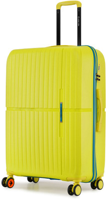 NASHER MILES Springfield Hard-Sided Polypropylene Check-in Luggage Green 75cm Trolley Bag Check-in Suitcase 8 Wheels - 28 inch