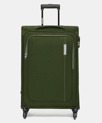 PROVOGUE Medium Check-in Suitcase (65 Cm) – Lead – Dark Green For Rs. 1049 @ 84 %