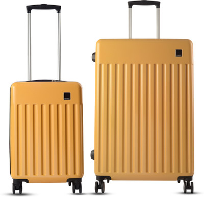 Timus Neolite Hard Luggage 58cm&78cm-Hard-Sided Trolley Bags Combo Set 2 for Travel Cabin & Check-in Set 8 Wheels - 28 inch