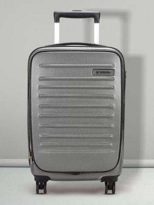 WROGN With Laptop Compartment- Kangaroo Cabin Suitcase 8 Wheels - 22 Inch