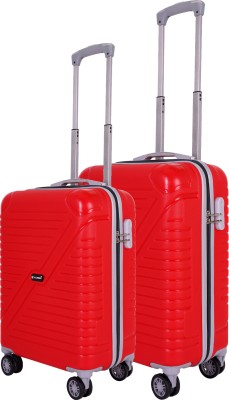 v carry 2P Set (Cabin+Medium) - Trolley Bag Cabin & Check-in Set 8 Wheels - 26 inch