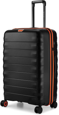 NASHER MILES Salzburg Hard-Sided Polypropylene Check-in Luggage 24inch Trolley Bag for Travel Check-in Suitcase 8 Wheels - 24 inch