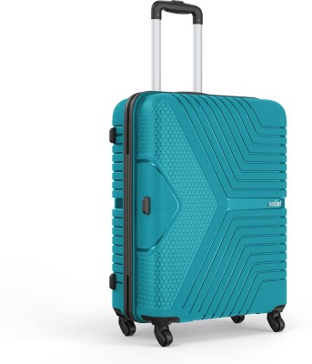 Safari Pentagon 65 cms Medium Check-in Polypropylene (PP) Hard Sided 4  Wheels 360 Degree Rotation Luggage/Suitcase/Trolley Bag (Cyan Blue) :  Amazon.in: Fashion