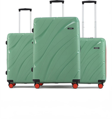 HRX by Hrithik Roshan Madrid 3 (Small 58cm | Medium 66cm | Large 75cm) Cabin & Check-in Set 8 Wheels - 30 inch