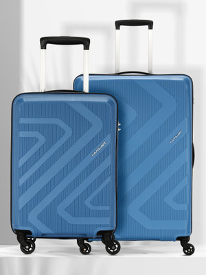 Kamiliant by American Tourister KAM KIZA SP2PCSET(55/68)-A.BLU Check-in Suitcase 4 Wheels - 26 inch