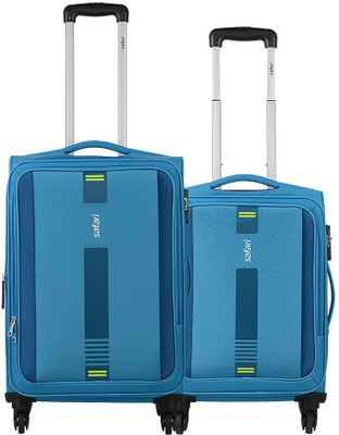 SAFARI GAMMA Set of 2 (Small 55cm | Medium 65cm) 4W Expandable  Check-in Suitcase 4 Wheels - 26 inch