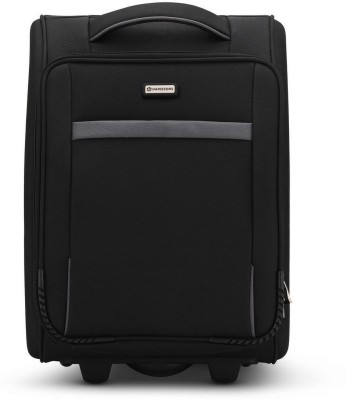 HARISSONS 38L Overnighter Cabin Luggage Expandable  Cabin Suitcase 2 Wheels - 20 inch
