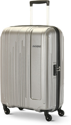 AMERICAN TOURISTER HAMILTON SPINNER 55 cm SLIVER Cabin Suitcase 4 Wheels - 22 inch