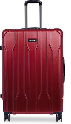 KILLER X track Light-Weight & Durable Polycarbonate Green Hard Luggage Cabin & Check-in Set 8 Wheels - 28 inch