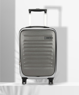 WROGN With Laptop Compartment- Kangaroo Cabin Suitcase 8 Wheels - 22 Inch