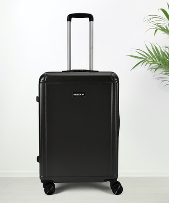 KILLER Box-Light-Weight & Durable Polycarbonate Dark Grey-Hard Luggage Check-in Suitcase 8 Wheels - 24 Inch