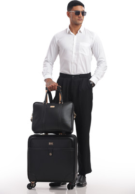 Mecumarph BlackStone Signature Expandable  Cabin & Check-in Set 4 Wheels - 22 inch