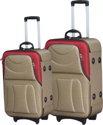 RETAIL ICON Soft Body Set of 2 Luggage 2 Wheels Expandable  Check-in Suitcase 2 Wheels - 24 inch