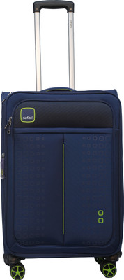 SAFARI 8 wheeler expandable soft luggage check-in size Large 81 cm suitcase trolley bag Expandable  Check-in Suitcase 8 Wheels - 28 inch
