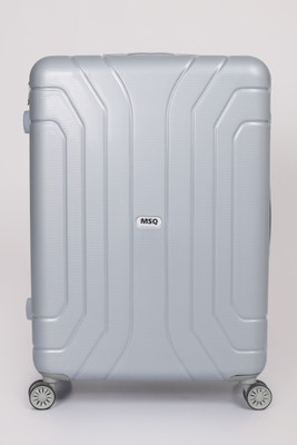 Msq Enterprises Textured Hard-Side Medium Check-in Suitcase 4 Wheels - 20 inch