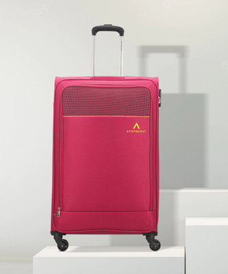 ARISTOCRAT Oasis Plus 4W Str (E) Red Check-in Suitcase 4 Wheels - 19 Inch