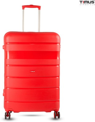 Timus Sunlite 78 cm Hard Luggage Trolley Bag Medium Check-in Size Luggage- TSA Lock Check-in Suitcase 8 Wheels - 28 inch