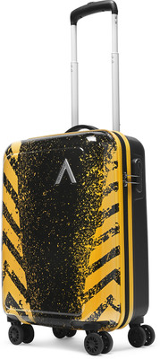 ARISTOCRAT Crossway Polycarbonate | Trolley Bag With Combination Lock Cabin Suitcase 8 Wheels - 21 Inch
