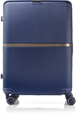 SAMSONITE SAM MINTER SP55/20 NAVY Expandable  Cabin Suitcase 8 Wheels - 22 Inch