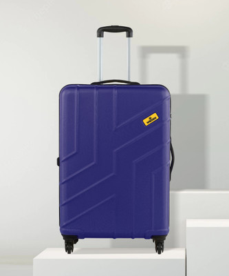 WROGN Maze- Mid Night Blue Check-in Suitcase 4 Wheels - 30 inch