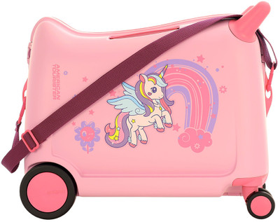AMERICAN TOURISTER Skiddle SP Polypropylene Small Cabin Spinner Kids Trolley Bag Cabin Suitcase 4 Wheels - 16 inch