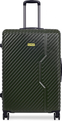WROGN Vivid Light-Weight & Durable Polycarbonate Green Hard Luggage Cabin & Check-in Set 8 Wheels - 28 inch