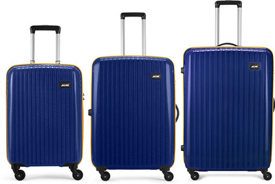 ALFA by VIP Excel Set of 3 (Small 55cm Medium 65cm Large 75cm) Suitcase Cabin & Check-in Set 4 Wheels - 30 Inch