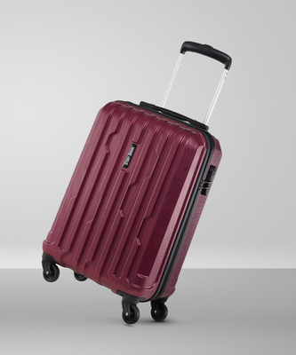 Stony Brook By Nasher Miles Small Cabin Suitcase (55 Cm) – Storm Hard-Sided Polycarbonate Cabin Wine Red 20 Inch |55cm Trolley Bag – Red For Rs. 1799 @ 82 %