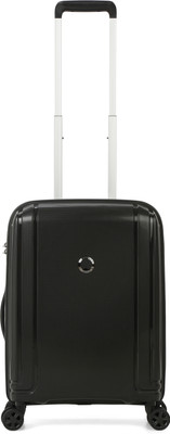 DELSEY Polypropylene 66 Cm 4 Double Wheels Black Hard Suitcase Check-in Suitcase 4 Wheels - 27 inch