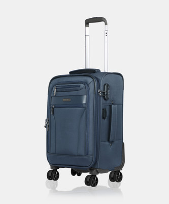 NASHER MILES Expander soft-sided Expandable  Cabin Suitcase 4 Wheels - 20 inch