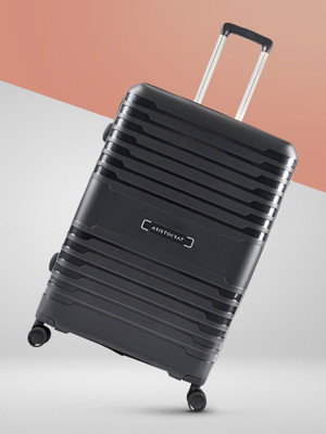 ARISTOCRAT 8W STROLLY LARGE 360 BLACK Check-in Suitcase 8 Wheels - 20 Inch